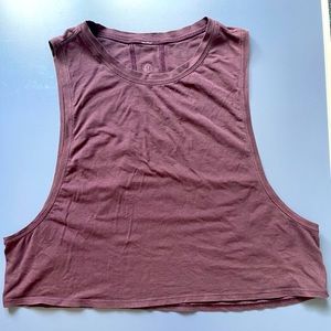 Lulu lemon cropped muscle tank, great condition!